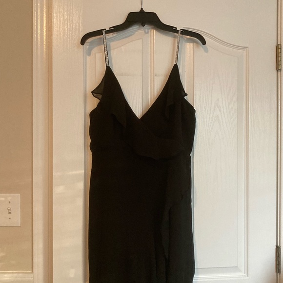 LAST CALL  Express black sheer dress - EUC size L - Picture 7 of 8